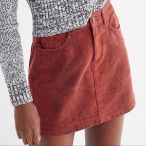 Urban Outfitters Overdyed Snake Print Mini…